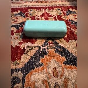 Tiffany & Co Eyeglasses Prescription Gold Pink